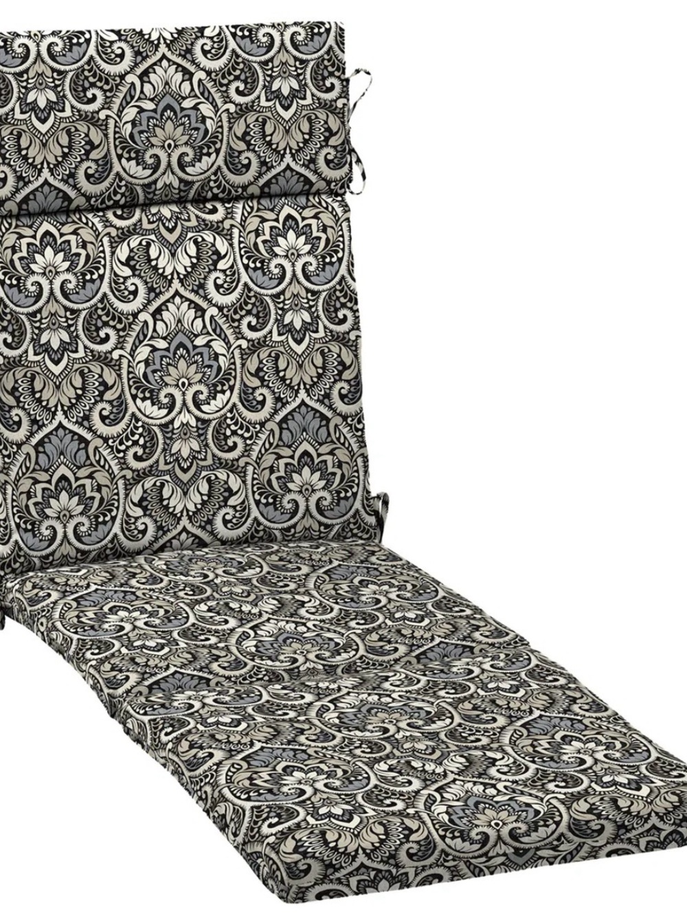 New arden 72x21 lounge chair floral patio cushion